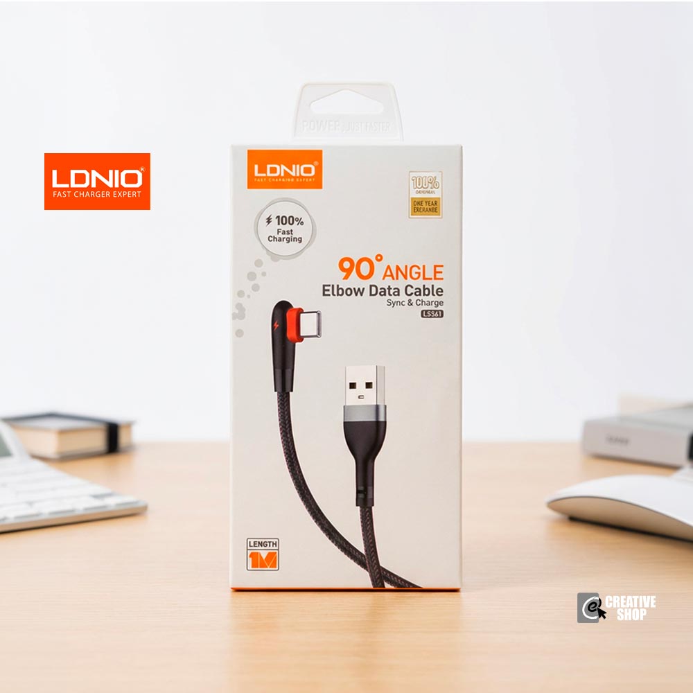 LDNIO 90° Angle Elbow Lightning Cable