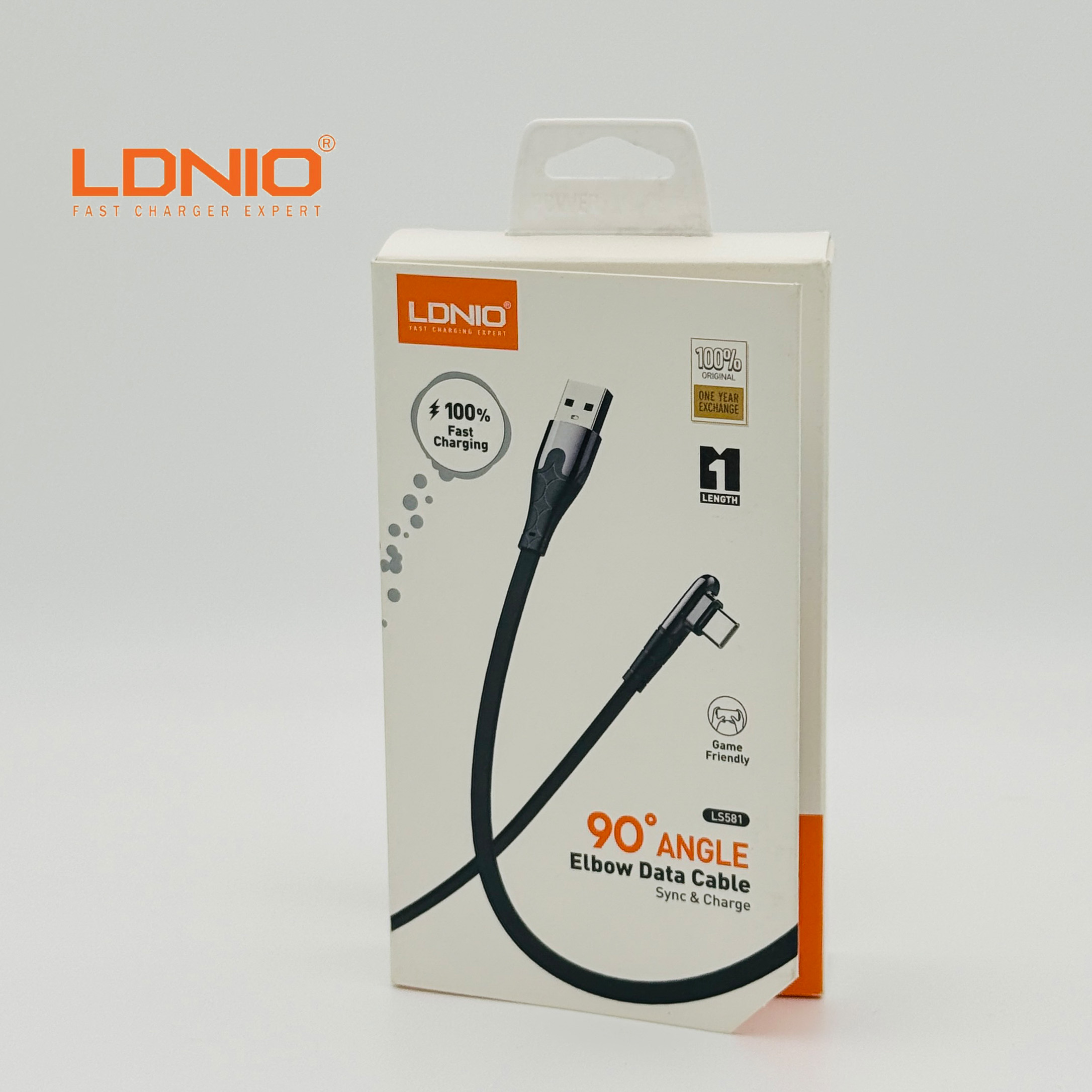 LDNIO 90° Angle Elbow Micro USB Cable