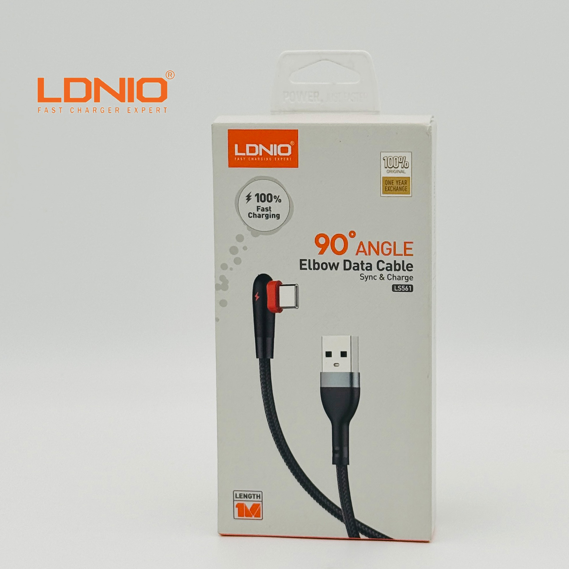 LDNIO 90° Angle Elbow Lightning Cable